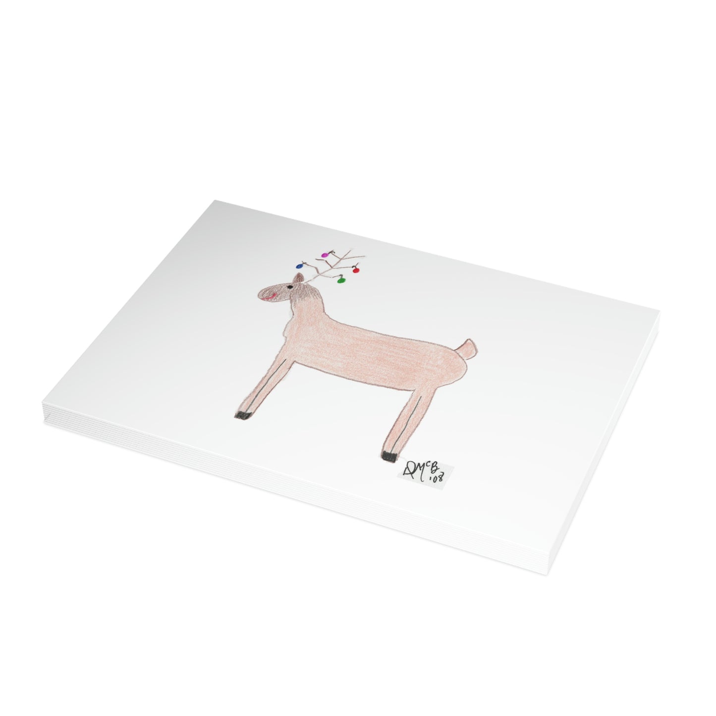 New Year - Happy Nude Deer