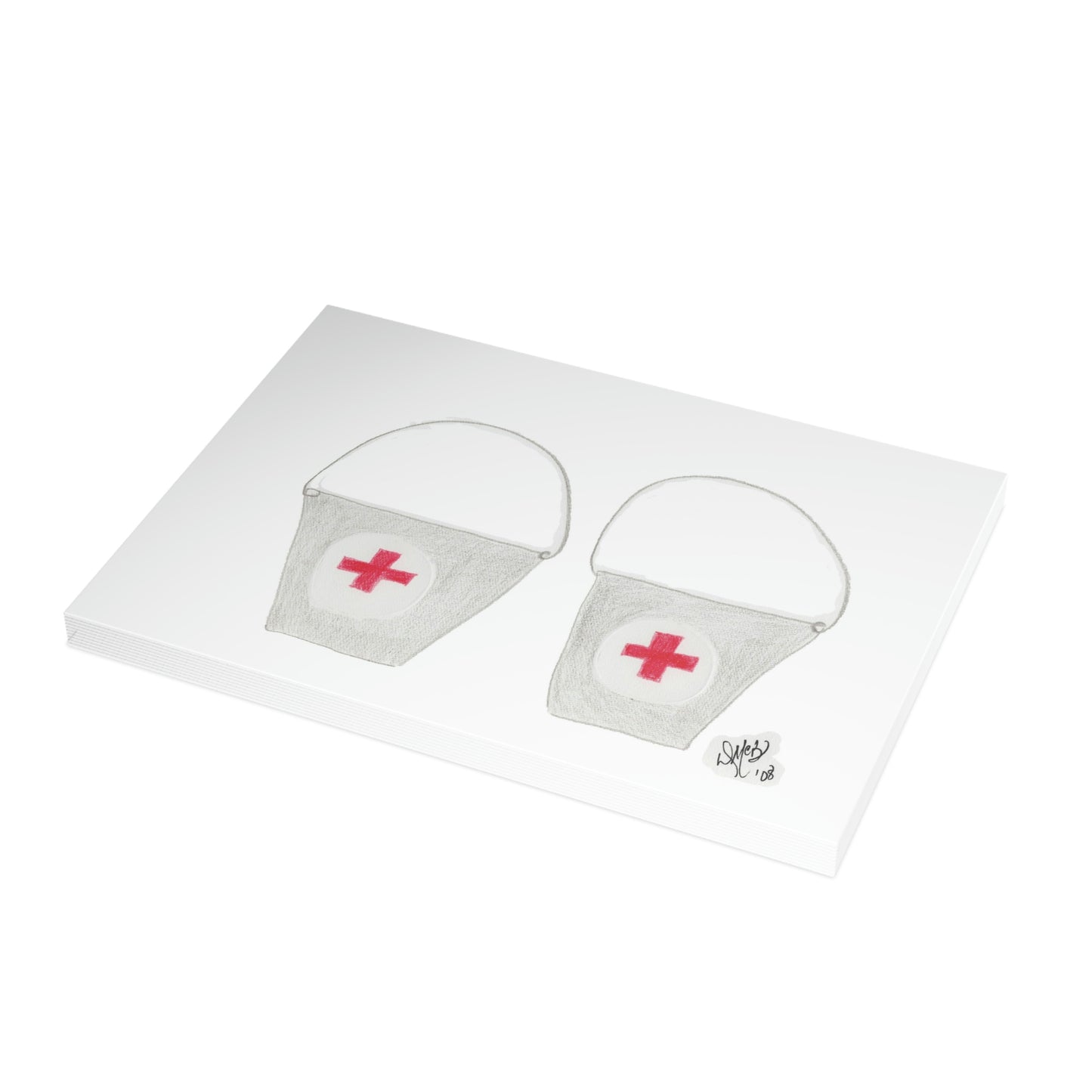 Thank You - Mercy Buckets - Greeting Cards (1, 10, 30, and 50pcs)