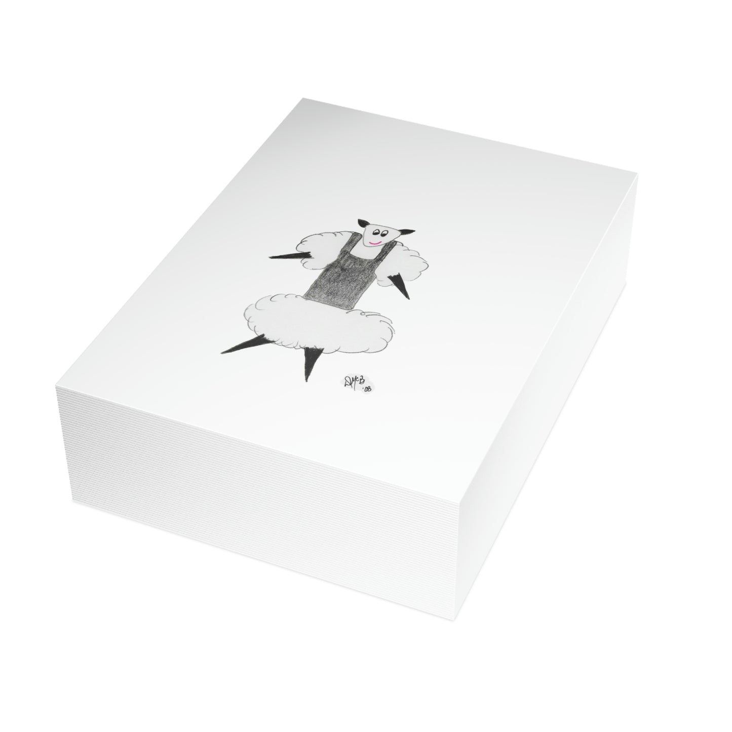 Thank You - Tank Ewe - Greeting Cards (1, 10, 30, and 50pcs)