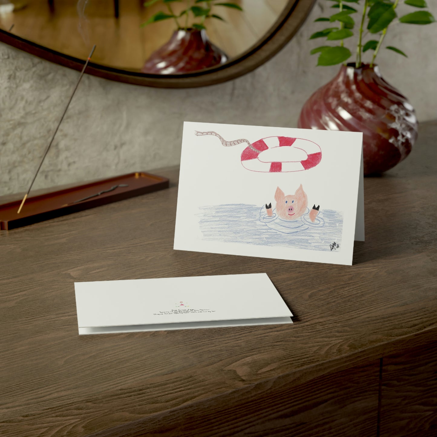 Thank You - Thanks for Saving My Bacon - Greeting Cards (1, 10, 30, and 50pcs)