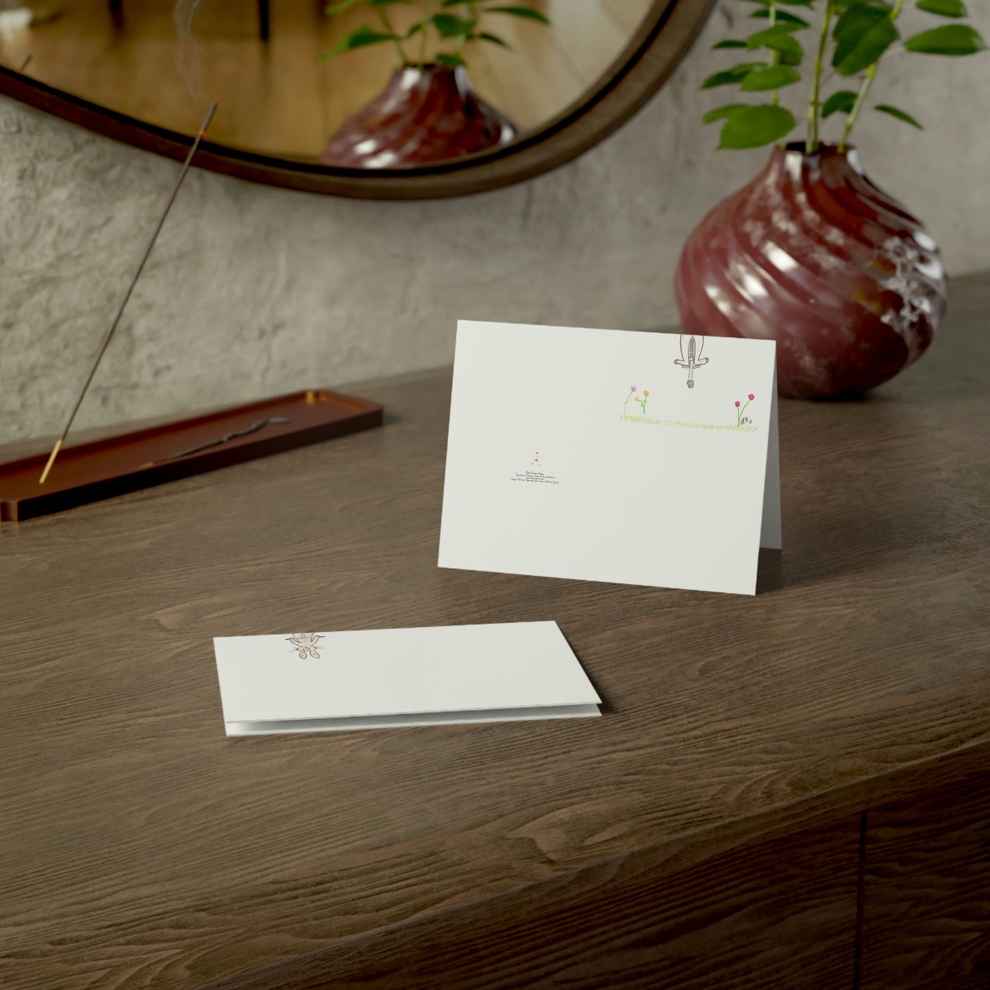 Easter - Hoppy Easter - Brown Bunny on Pogo Stick