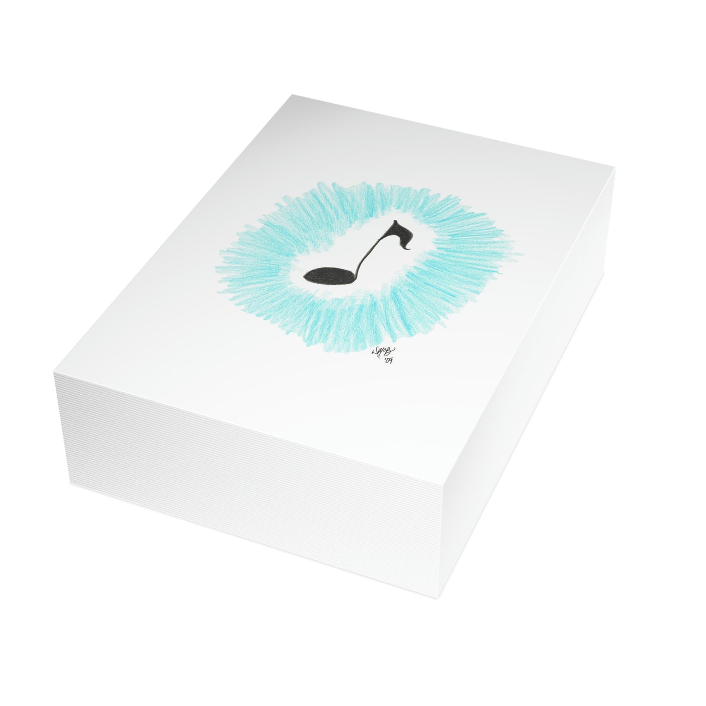 Thinking of You/Miss You - Just a Note out of the Blue - Greeting Cards (1, 10, 30, and 50pcs)