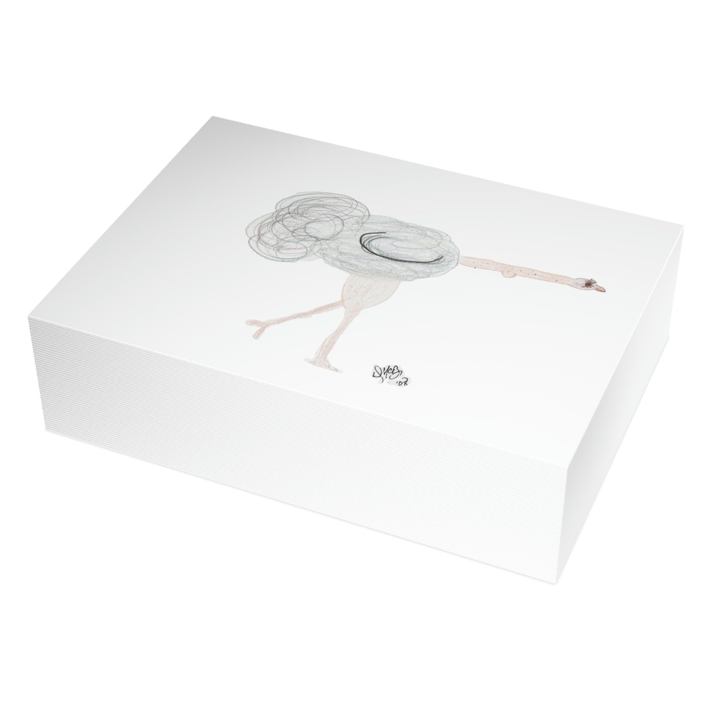 Thinking of You - If Ostrich My Neck Out - I Can Almost See You - Greeting Cards (1, 10, 30, and 50pcs)