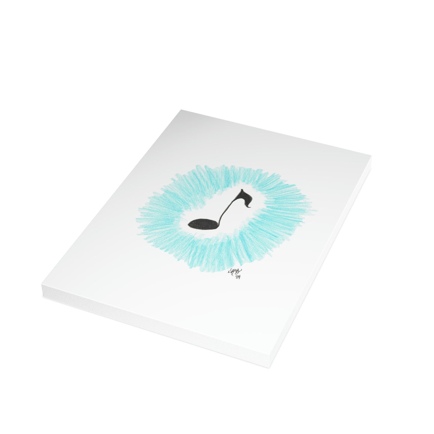 Thinking of You/Miss You - Just a Note out of the Blue - Greeting Cards (1, 10, 30, and 50pcs)