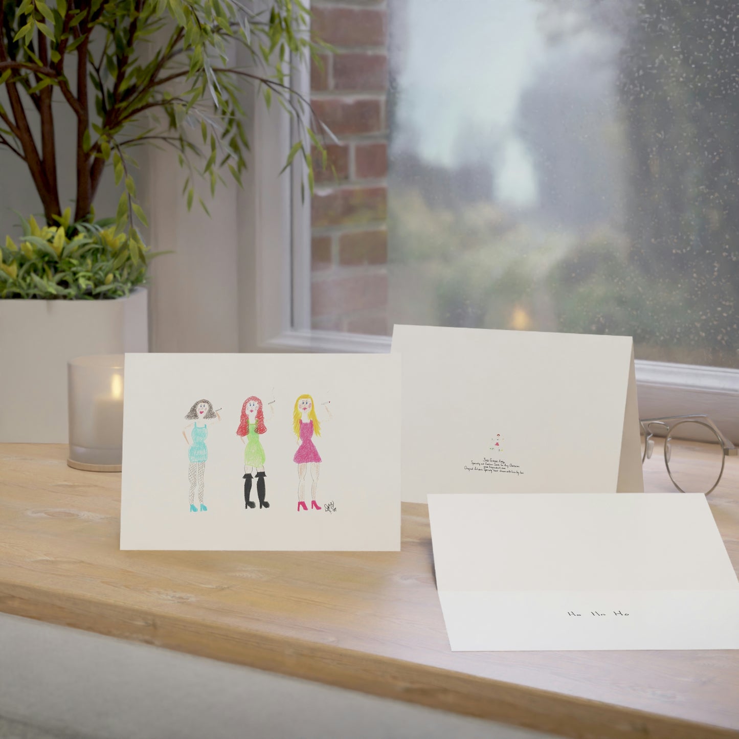 Christmas - Ho Ho Ho - Greeting Cards