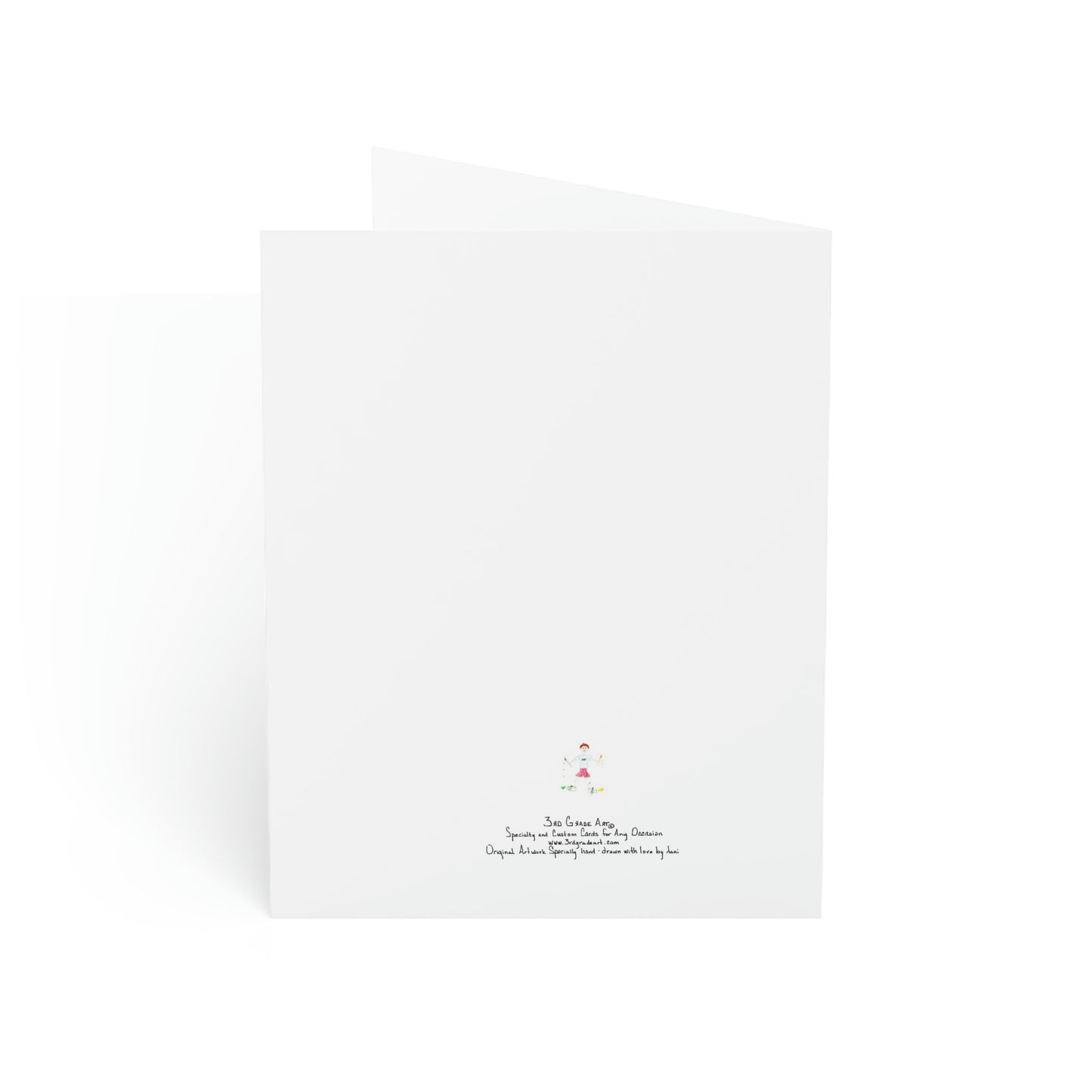 Blank Notecard - Straw Hat with Flower Band