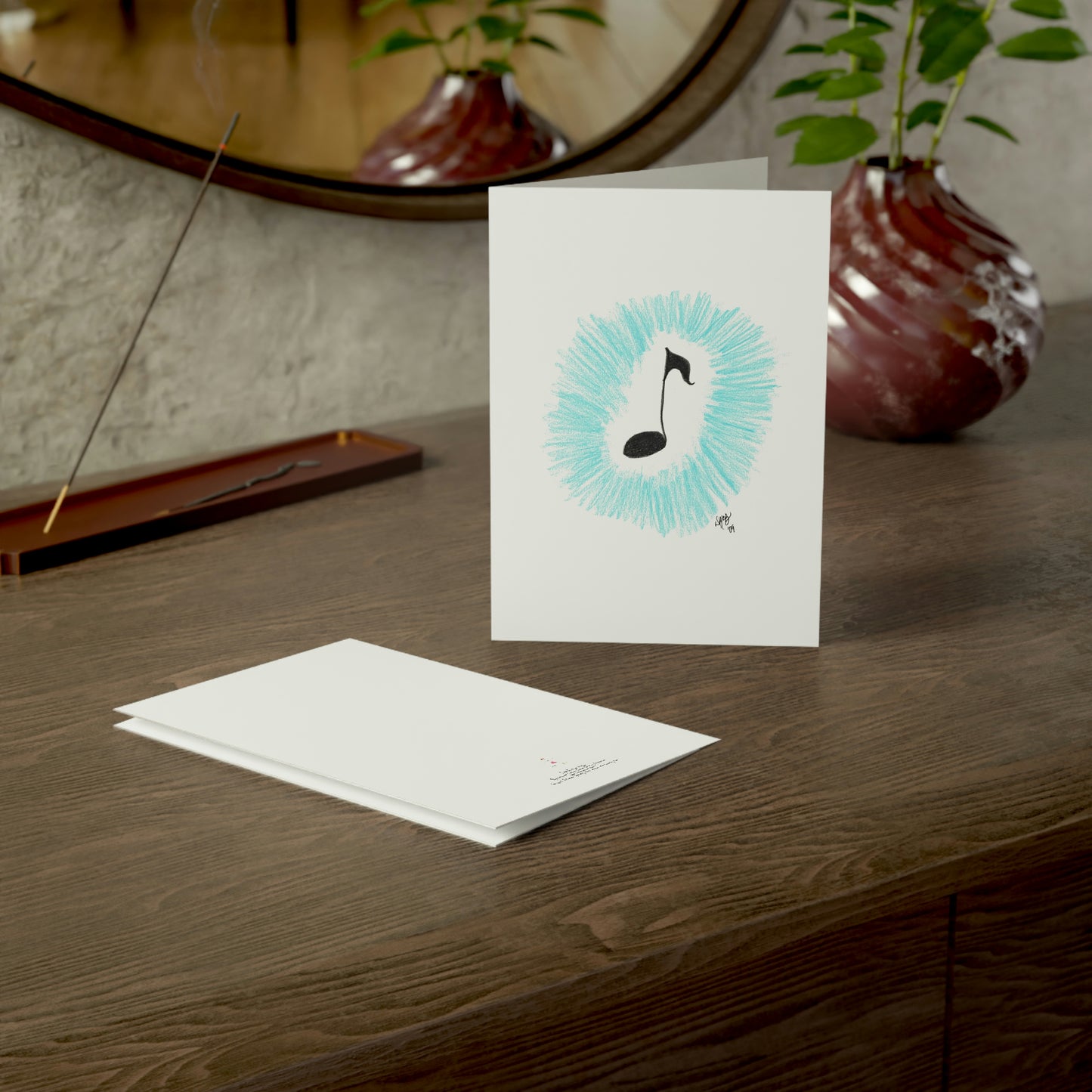 Thinking of You/Miss You - Just a Note out of the Blue - Greeting Cards (1, 10, 30, and 50pcs)