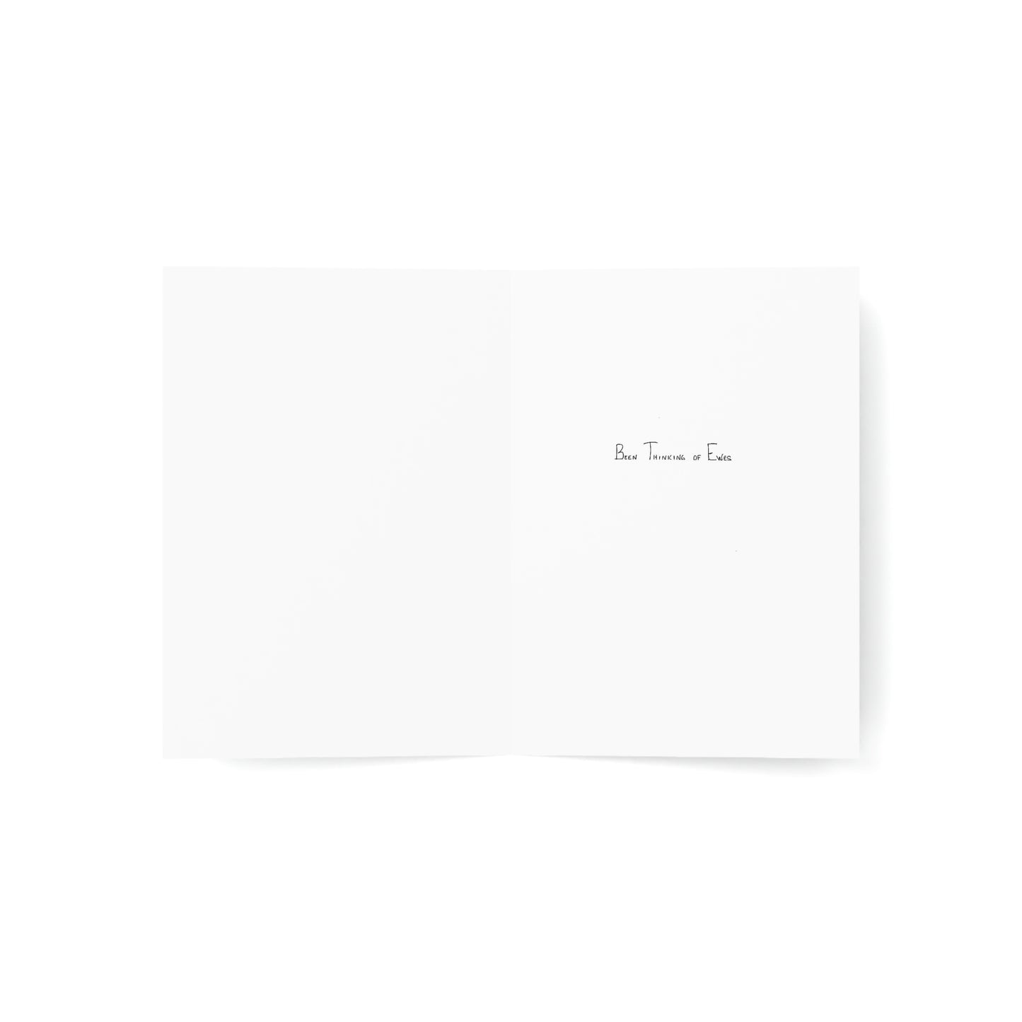 Thinking of You - Been Thinking of Ewes - Greeting Cards (1, 10, 30, and 50pcs)