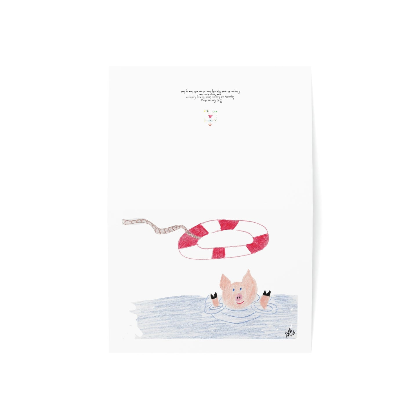 Thank You - Thanks for Saving My Bacon - Greeting Cards (1, 10, 30, and 50pcs)