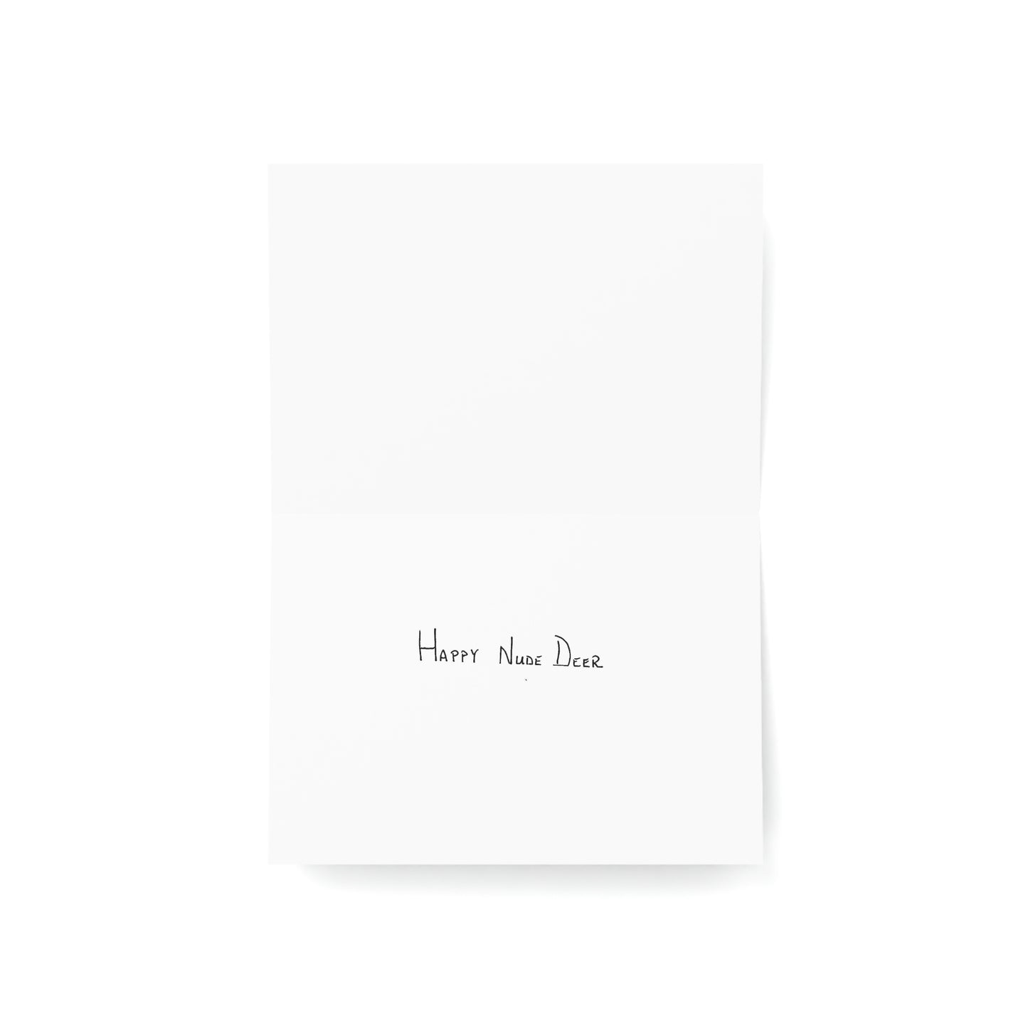 New Year - Happy Nude Deer