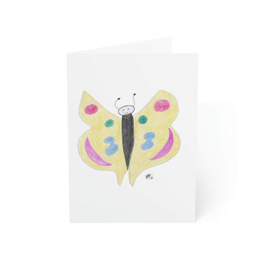 Thinking of You - Just Thought I Would Flutter By - Greeting Cards (1, 10, 30, and 50pcs)