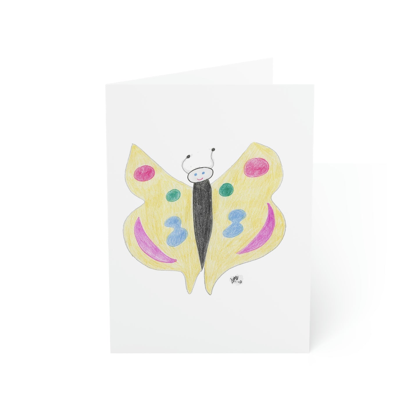 Thinking of You - Just Thought I Would Flutter By - Greeting Cards (1, 10, 30, and 50pcs)
