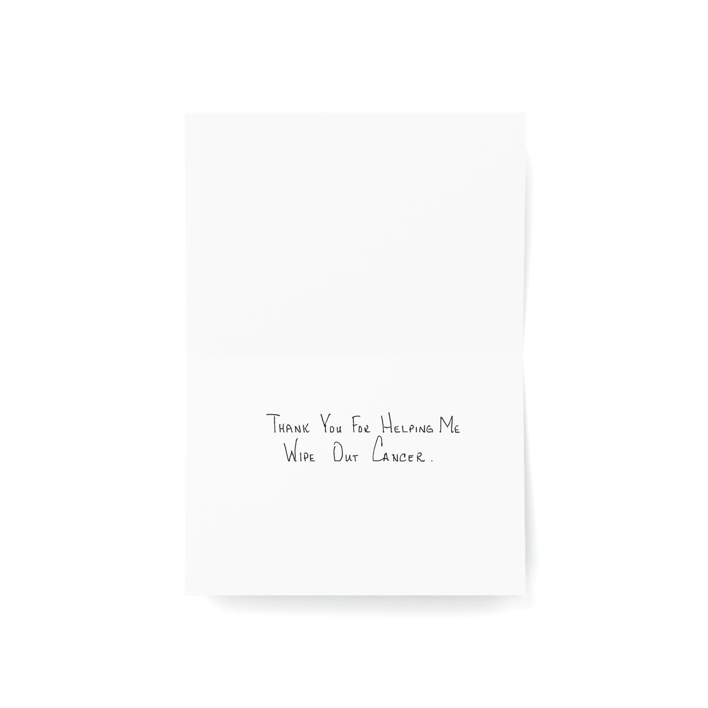 Breast Cancer Support - Thank You for Helping Me Wipe Out Cancer