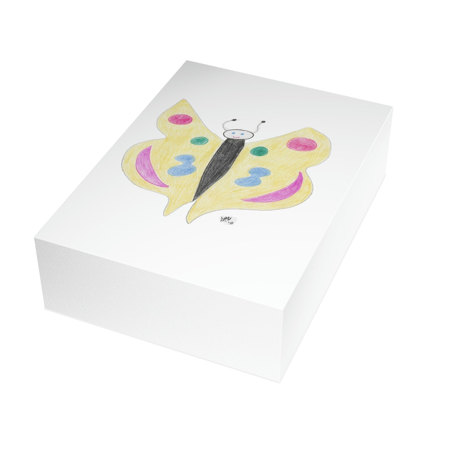 Thinking of You - Just Thought I Would Flutter By - Greeting Cards (1, 10, 30, and 50pcs)