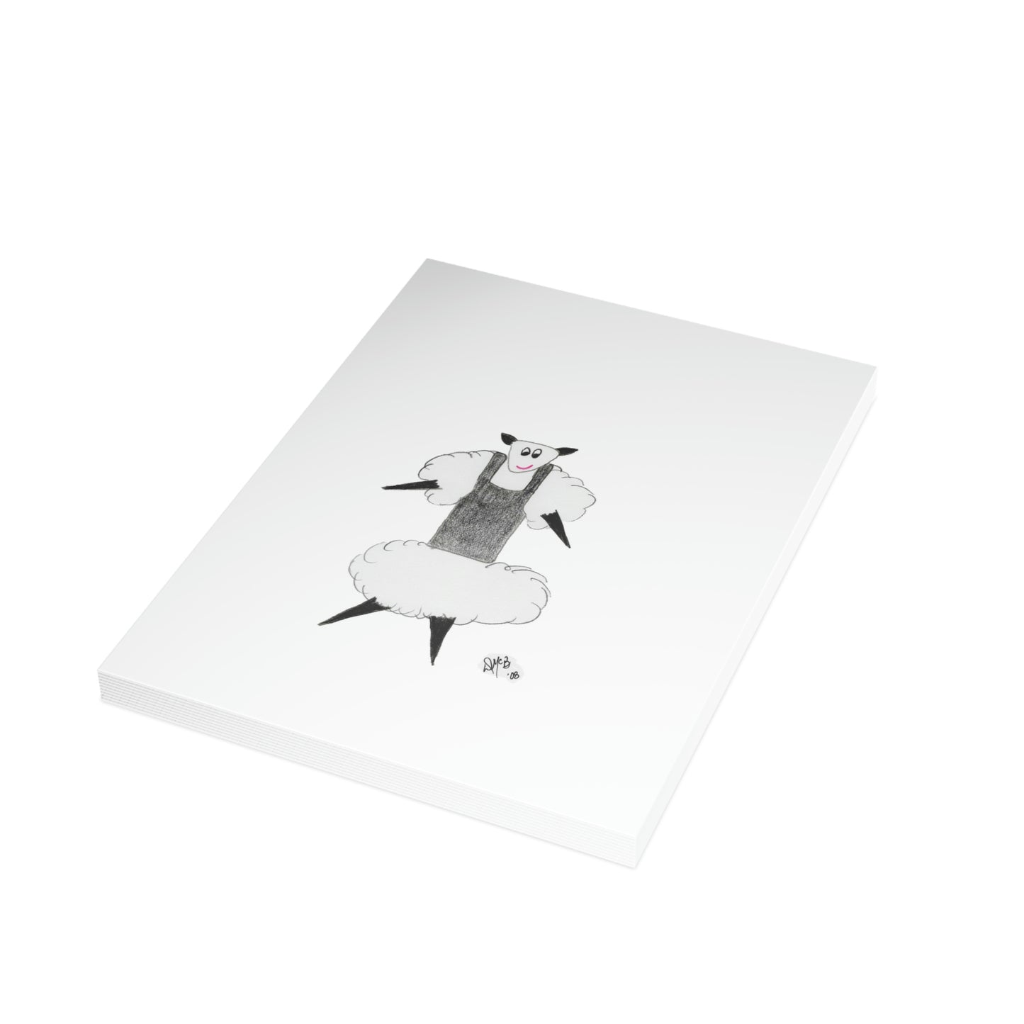 Thank You - Tank Ewe - Greeting Cards (1, 10, 30, and 50pcs)