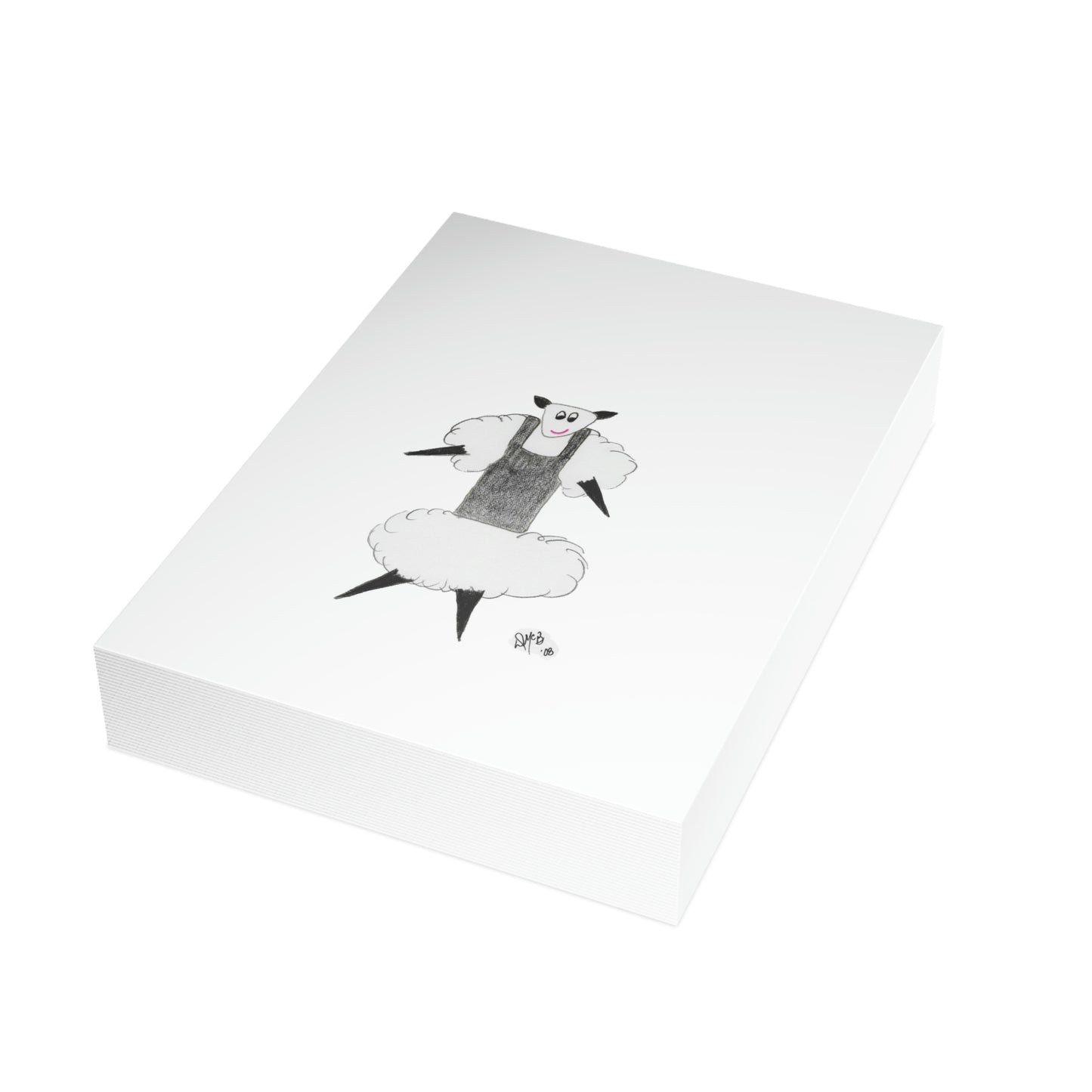 Thank You - Tank Ewe - Greeting Cards (1, 10, 30, and 50pcs)