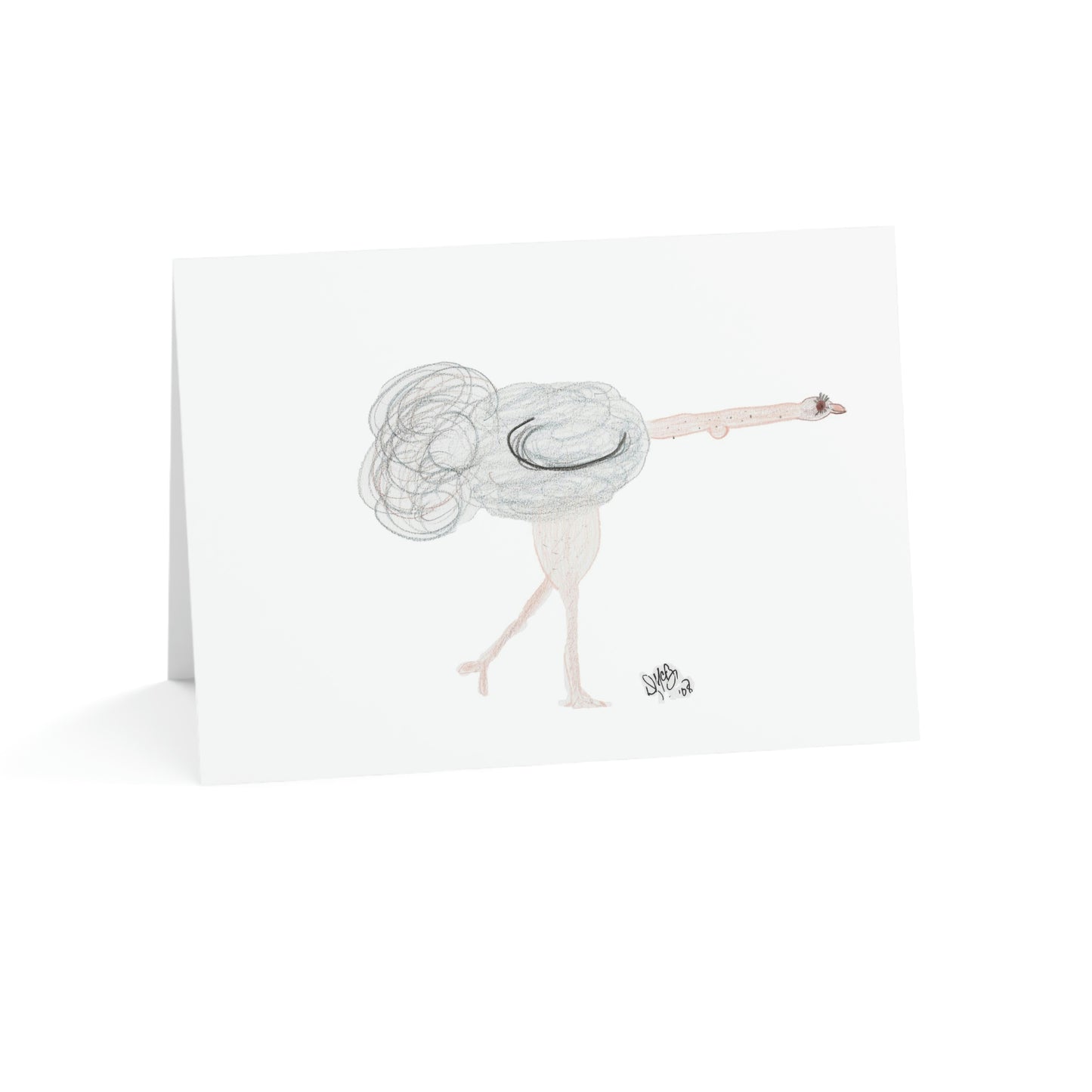 Thinking of You - If Ostrich My Neck Out - I Can Almost See You - Greeting Cards (1, 10, 30, and 50pcs)