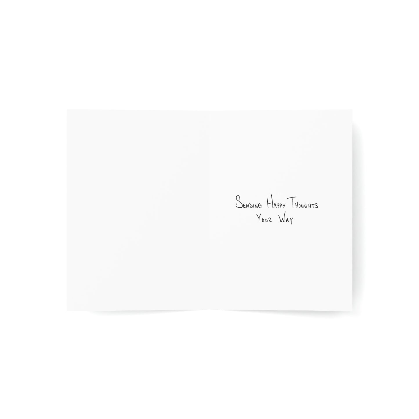 Thinking of You - Sending Happy Thoughts Your Way - Greeting Cards (1, 10, 30, and 50pcs)